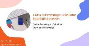 CGPA to Percentage Calculator Mumbai University